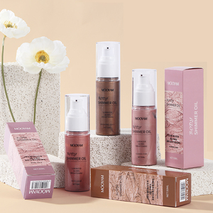 Aceite resaltador líquido Brillo fino Resaltador Líquido Contorno facial Loción iluminadora completa Aceite brillante para el cuerpo - Product Image 3