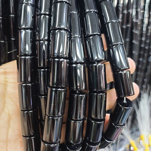 AB0239 <strong>Black</strong> Agate Onyx Cylinder Tube <strong>Beads</strong>,Stone Cylinder Tube <strong>Beads</strong> - Product Image 4
