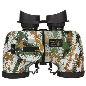 Jumelles de camouflage 7X50 étanches avec prisme BAK4, revêtement de lentille FMC, portée de 2000 m pour la chasse - Product Image 3