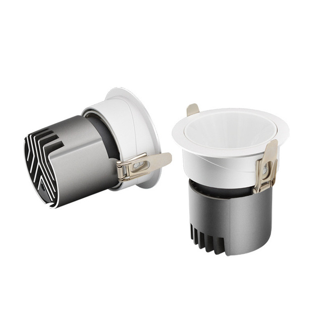 India Market Hot Sale 7w 12w 20w Ceiling Downlight 3000-6500k Round Frame Led Downlight White Housing Mini Led Cob Downlight
