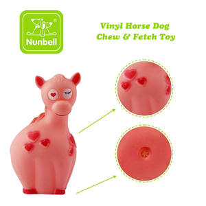I Nunbellpets hanno un cane eco-friendly masticatore giocattolo resistente in gomma resistente per masticatori aggressivi per la pulizia dei denti giocattolo del cavallo - Product Image 5