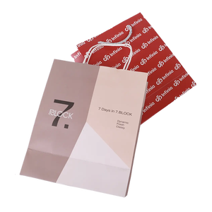 Biểu Tượng Tùy Chỉnh Boutique Quà Tặng Giấy Mua Sắm Túi Đối Với Trang Sức Đồng Hồ Nước Hoa Tùy Chỉnh Sang Trọng Quần Áo Thương Hiệu Túi Giấy - Product Image 5