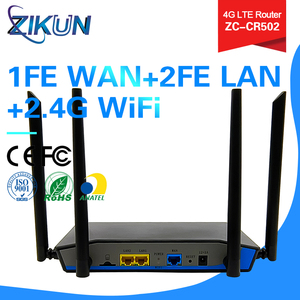 Zikun Thương hiệu Mới ZC-CR502 4G LTE <span class=keywords><strong>Router</strong></span> <span class=keywords><strong>1fe</strong></span> WAN + 2fe Lan 2.4G <span class=keywords><strong>WIFI</strong></span> Sim thẻ tương thích với FTTH sợi quang thiết bị - Product Image 3