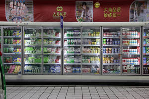 Systèmes de refroidissement de supermarché réfrigérateur à 5 portes pour supermarché Équipement de réfrigération réfrigéré à porte en verre - Product Image 2