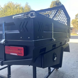 Customized Square Aluminium Ute Tray Headboard Toolbox Trundle <b>Drawer</b> 2000L Capacity Waterproof Portable Lockable Outdoor Use - Product Image 6
