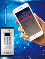 Système de contrôle d'accès d'interphone sans fil K6 2G 4G LTE GSM pour appartement