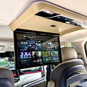 จอภาพติดหลังคารถยนต์ขนาด 19 นิ้ว ระบบ Android 13 ความจุ 2+32GB แบบพับเก็บได้ สำหรับ Mercedes-Benz Viano เครื่องเล่นวิดีโอในรถยนต์ รองรับ HDMI Input USB FM - Product Image 1