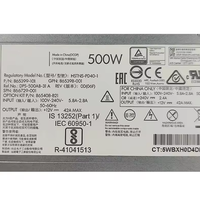 Alimentation serveur 500W d'origine pour HP DL380 G10 Gen10 HSTNS-PL40-1 865398-001 866729-001 865399-201866729-001