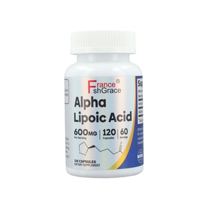 Suplemento Dietético Premium de Ácido Alfa Lipoico, 120 Cápsulas, 600 mg por Porción, para Hombres y Mujeres - Product Image 1