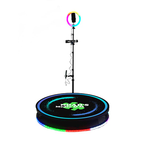 Dandha Estuche de vuelo de cabina de fotos de 360 grados con lámpara de luz de relleno Compatible con teléfonos inteligentes iPad Cámara SLR - Product Image 2