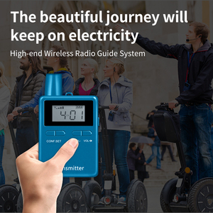 Système de guide touristique audio sans fil en gros d'usine émetteur à distance récepteur pour réunion de musée traduction simultanée - Product Image 4