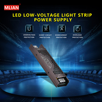 Driver LED avec fonction de gradation pleine puissance et démarrage progressif, alimentation 12V 24V 400W double sortie, efficacité 95% pour modules de caissons lumineux