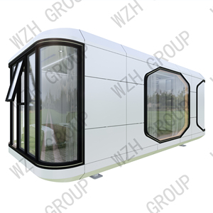 Fertighaus Günstige <span class=keywords><strong>Hotel</strong></span> konstruieren kleine Häuser Luxus moderne tragbare Gebäude Stahl konstruktion Wohnung - Product Image 1