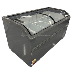 Congélateur horizontal commercial d'occasion à température unique avec affichage LED, 500L, contrôle numérique, ZIBO COOK <span class=keywords><strong>DF500</strong></span> pour supermarché - Product Image 1