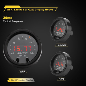 SOON TODA Neuer 30-0300 Breitband-UGEO Luft-Kraftstoff-Verhältnis-Anzeiger 52 mm (2-1/16'') AFR/Lambda-Controller-Kit mit LSU 4.9 Sensor für - Product Image 4