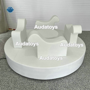 Trắng trẻ em trong nhà Thiết bị sân chơi mềm chơi vui vẻ đi vòng - Product Image 2