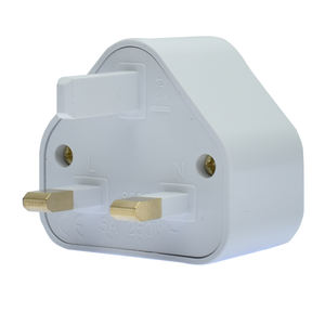 EU-US-zu-UK-Steckeradapter mit eingebauter Sicherung 5A Typ-A Flach 2-polig Euro Rundstecker Stromwandler für Rasierer Elektrische Zahnbürste Lampe - Product Image 5