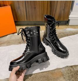 Botas de cuero con cordones estilo 2026 - Botas de cuero de suela gruesa y altura corta con estilo inglés hasta la pantorrilla - Product Image 6