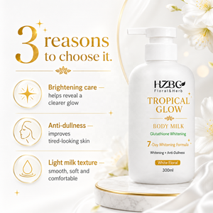 <span class=keywords><strong>Lait</strong></span> Corporel Éclaircissant au Glutathion OEM - Lotion Éclaircissante pour la Peau avec Glutathion et Vitamine C, Unifie le Teint, Hydratant - Product Image 2
