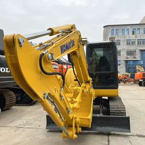 Mini pelle sur chenilles KOMATSU PC56-7/PC60 5.6 tonnes d'occasion Offre Spéciale avec moteur de pompe à noyau inclus engrenage d'origine japonaise - Product Image 3