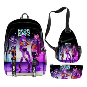 New Custom Popular <b>3D</b> Print Kpop Demon Hunters <b>Kids</b> Backpack K Pop shoulder School bag <b>pen</b> bag Birthday Gift <b>for</b> children - Product Image 1