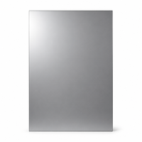 Film de sécurité avec support, feuille de miroir argenté sans cuivre de 4 mm, 5 mm, 6 mm, miroir en verre flotté anti-explosion pour salle de bain et meubles