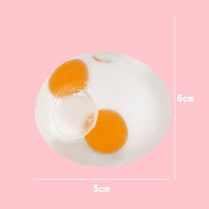 Juguete Antiestrés de <span class=keywords><strong>Huevo</strong></span> Doble Transparente de TPR, el Más Popular, con Rebotamiento Lento, Pegajoso, para Niños - Product Image 5