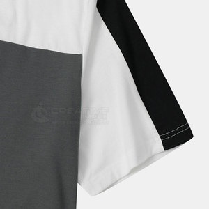 Camiseta de punto de media manga para gimnasio Juvenil de la mejor calidad, ligera, 100% de algodón, cuello redondo, patrón sólido, impresión Digital personalizable - Product Image 3