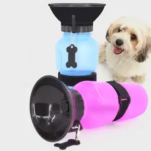Dish-Washer Safe Leak-Proof Portable Dog Water Bottle For Traveling Pet Water Bottle 20 Oz