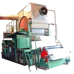 1092mm type Scrap waste paper recycling paper machine toilet tissue paper equipment