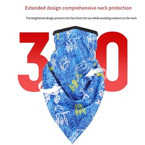 Custom Solid Black Polyester Microfiber Neck Gaiter Seamless Bandana for Sun Protection Cooling Wholesale Summer <strong>Face</strong> <strong>Cover</strong> - Product Image 3