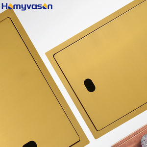 Fregadero pequeño Invisible de oro moderno 2023 Fregadero de cocina de oro oculto de esquina de acero inoxidable 304 - Product Image 6