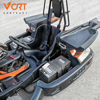Vortkart Go Karts Eléctricos de Alquiler Comercial de Bajo Tiempo de Inactividad con Luz Go-Kart Eléctrico para Exteriores para Adultos y Niños