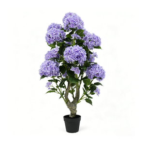 Nueva Planta Artificial de Hortensia de Plástico, Flor Artificial Personalizada, Árbol de Laurustinus, Decoración para Bodas, Jardinería, Paisajismo - Product Image 1