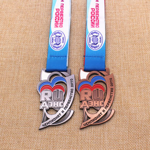 Medallas de Premio Personalizadas Baratas con Diseño de Imitación de Oro Antiguo, de Aleación de Zinc Fundido a Presión, para Carreras, Deportes, Tiro con Arco, <span class=keywords><strong>KEN</strong></span> Medal-059 - Product Image 1