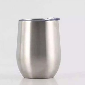 Coupe à vin en acier inoxydable 304 de qualité alimentaire avec couvercle, forme d'œuf, poignée ergonomique, cadeau d'entreprise ASM09 - Product Image 2