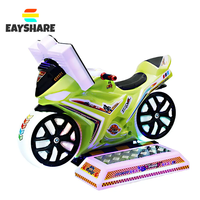 Máquina de Juegos Infantil con Monedas, Simulador de Motocicleta, Columpio Eléctrico para Niños, Juguete