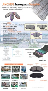 ผ้าเบรก <span class=keywords><strong>D2058</strong></span> ไร้เสียง ไร้ฝุ่น E11 สำหรับรถยนต์โตโยต้า ไดน่า 4Runner ยี่ห้อ Asimco - Product Image 5