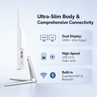 Ordenador Todo en Uno para Laboratorio de Idiomas, I7, 16 GB, 512 GB, Software Interactivo de Entrenamiento Oral con Auriculares para Escuchar y Hablar en el Aula Escolar