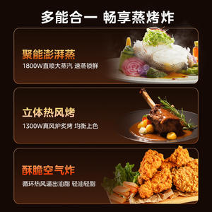 Four Électrique Midea 20L Multifonctionnel Cuisson Vapeur Rôtissage Intelligent Usage Domestique Blanc Abricot S10 - Product Image 2