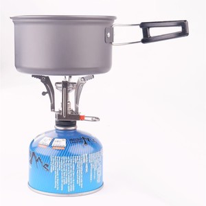 Estufa portátil para acampar, quemador de gas para exteriores a prueba de viento, equipo de cocina ligero para 1-2 personas, para pícnic y senderismo - Product Image 5