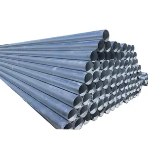 Boru Od125 yuvarlak galvanizli çelik Metal esnek oluklu Metal menfez havalandırma borusu 1 1/26m
