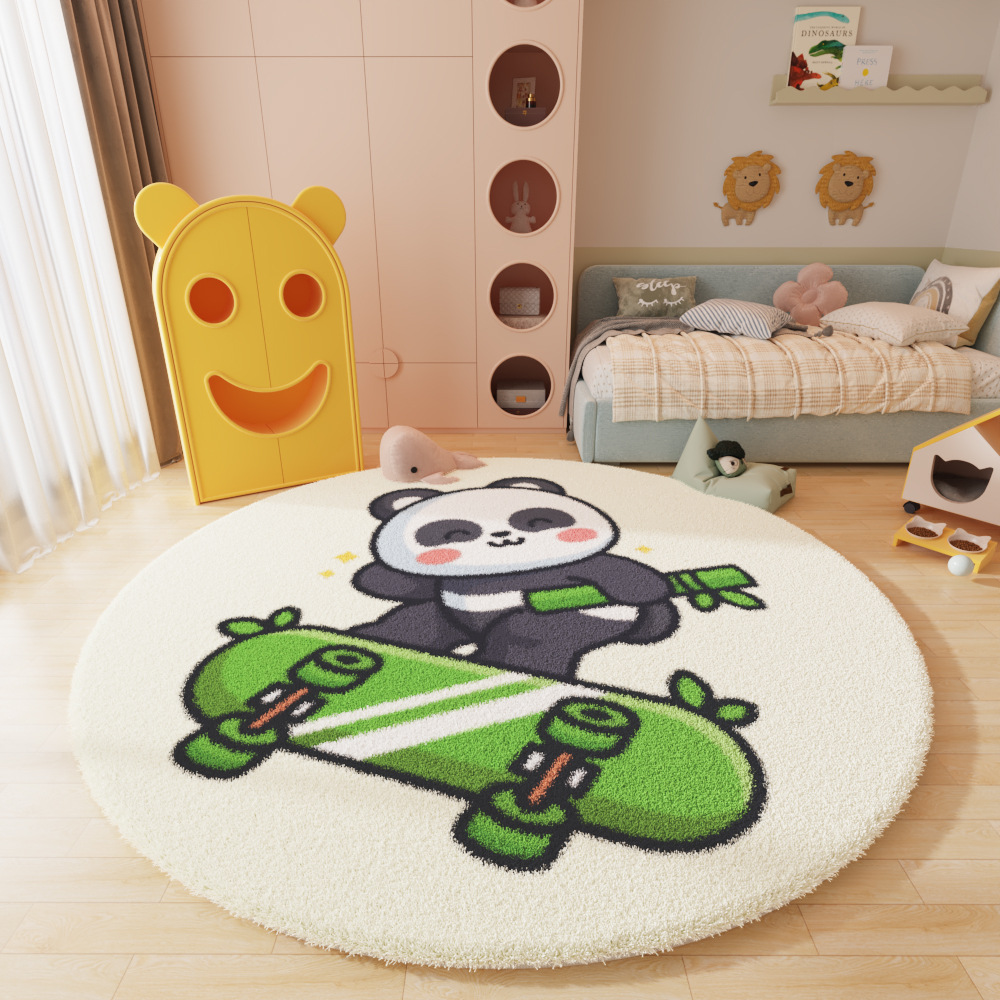 Round - Skateboard Panda