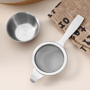 Stainless Steel <b>Tea</b> <b>Infuser</b> Single-Handle Mesh Strainer 304 Stainless Steel Modern Minimalist <b>Tea</b> Filter - Product Image 4