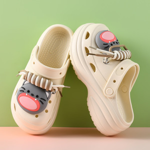 Women's Height Increasing <b>Clogs</b> EVA Closed Toe Non Slip Breathable Odor Resistant Summer Outdoor Wear Beige Pink Black Brown - Product Image 1