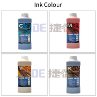 Tinta JADE -i3200 INK-POWER, Botella de 1000 ml, Compatible Universal, Tinta Ecológica de Disolvente Ecológico para Cabezales de Impresión Epson Dx5 I3200
