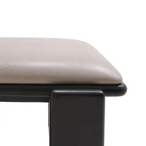 Tempo libero senza braccioli tessuto moderno di lusso in legno massello mobili per sala da pranzo ristorante sedia da pranzo moderna sedia da pranzo nera
