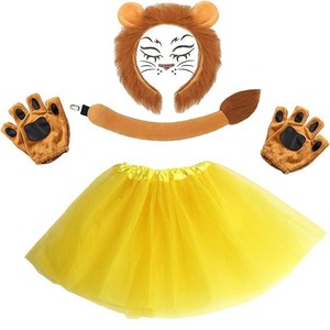 2025 Mới Thời Trang Sang Trọng Sư Tử Trang Phục Trẻ Em Của Cosplay Set Zootopia Cosplay Halloween Động Vật Trang Phục Phụ Kiện - Product Image 6