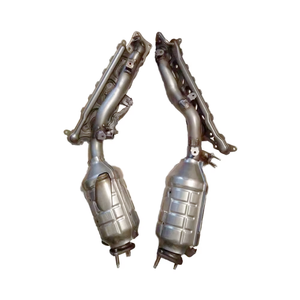 Konverter katalis baja tahan karat untuk Toyota LAND CRUISER V8 2014 Euro 2 <span class=keywords><strong>3</strong></span> 4 5 dengan keramik kiri & kanan - Product Image 4