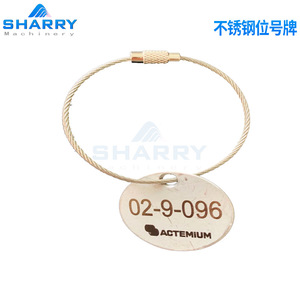 ป้ายชื่อสแตนเลส 304 316L ป้ายสลักเลเซอร์สำหรับป้ายเครื่องจักรและอุปกรณ์ ปรับแต่งได้ - Product Image 4